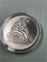 Seated Liberty 1oz Silver Round