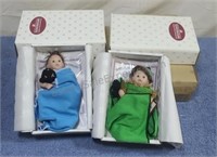 The Ashton-Drake Galleries porcelain baby dolls.