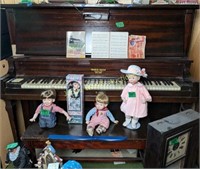 Francis Bacon Upright Piano With Piano Bench 60