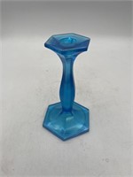 Vintage Fenton Celeste Blue stretch glass