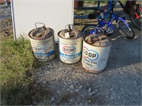 Vintage Co-Op Gas Cans
