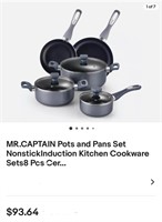 Nonstick Pots and Pans (Open Box, New)