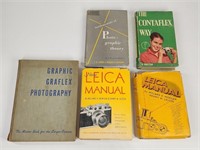 2) LEICA CAMERA MANUALS & PHOTOGRAPHY BOOKS