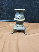 Cast iron miniature blaze pot belly stove approx
