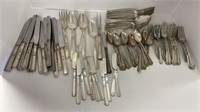 Miscellaneous unmatched silver plated flatware