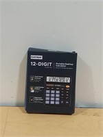 Desktop Calculator 12 Digit with Large LCD Displa)