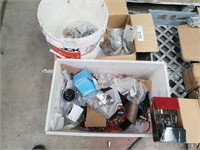 Qty Assorted Door Furniture, Screws, Hinges etc