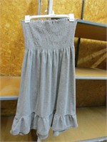 Terry cloth, gray, sundress, size medium