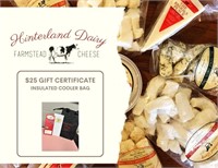 Hinterland Dairy Gift Card and Bag