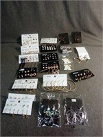 Costume jewelry! Large earring lot. Includes