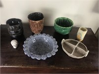 Collection of 7 Handmade Ceramic Objects