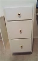 Littles white 3 drawer cabinet