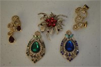 5 Antique Asian Jewelry Pendants