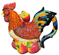 Bombay Pottery Rooster Teapot