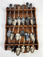 COLLECTION OF SILVERPLATED SPOONS