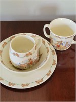 4 PCS BUNNYKINS BONE CHINA ENGLAND