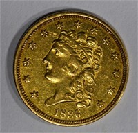 1836 $2 1/2 GOLD LIBERTY  BU
