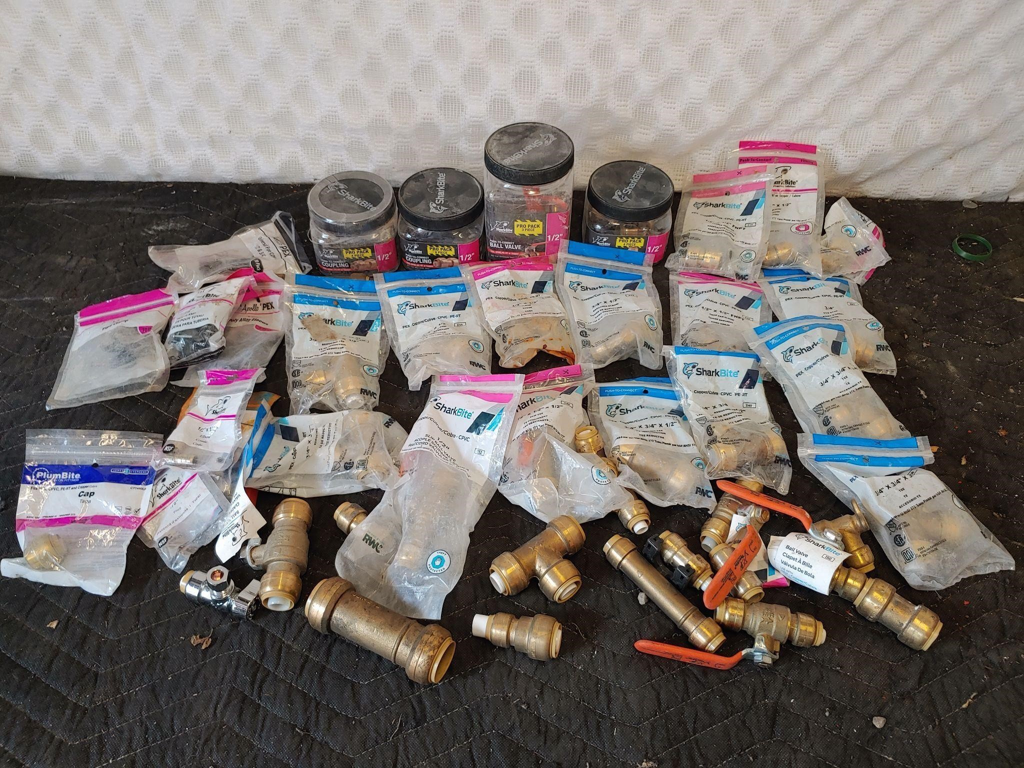 Plumbing - Assortment of Shark bites - 40+