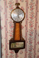 Sessions Mount Vernon Banjo clock