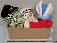 Box of Holiday Items-Easter/Halloween/Christmas