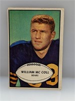 1953 Bowman #12 William McColl "Chicago Bears"