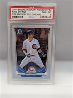 2014 Bowman Chrome DP Top Prosps Kris Bryant PSA 8