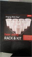 Beer Pong Rack and Kit - NEW