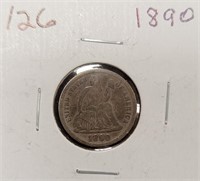 279 - 1890 DIME (B9)