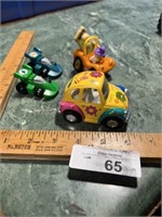 Vintage toy car lot