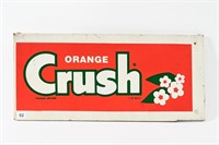 ORANGE CRUSH METAL RACK SIGN