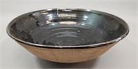 Pottery Glazed 12" Bowl