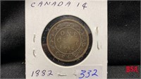 1882 Canadian large penny