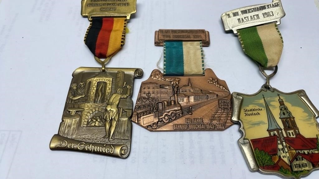 European Souvenir Medals lot