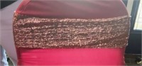 Pink Sparkly Chair Sashes lot of 8