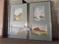 2 framed pictures by Becky Witherspoon