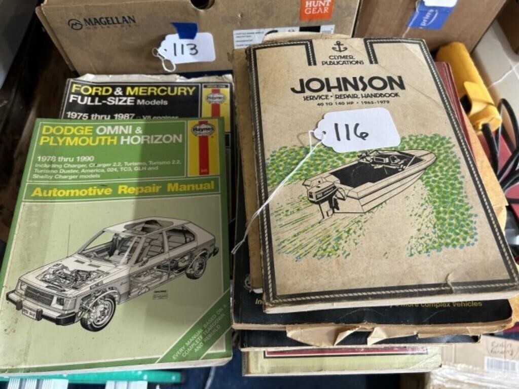 Flat of Repair Manuals