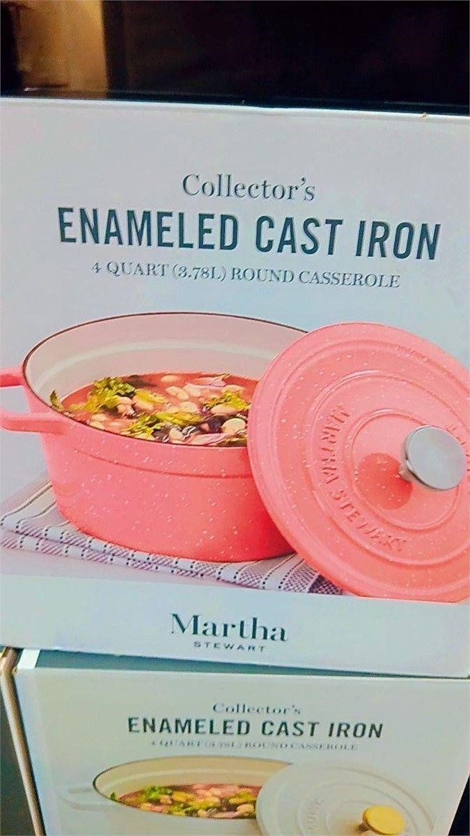 MARTHA STEWART ENAMELED CAST IRON