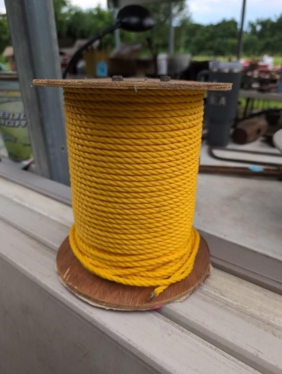 Spool of nylon rope