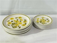13 pc Fuji Stoneware plates