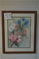 Framed Watercolor Painting Appears to be Signed