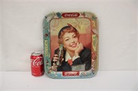 Vintage Coca Cola Thirsty Knows No Season Tray