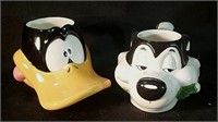 2 Looney Tunes Mugs