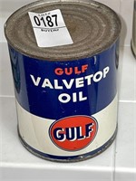 Gulf Valve Top Oil Can