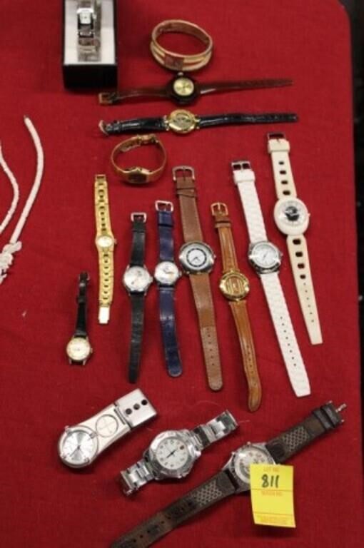 16 Men's & Ladies Watches; Mickey Mouse,