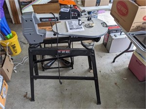 Porter Cable Scroll Saw on Stand