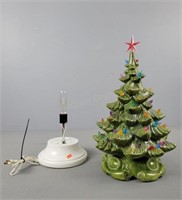 Porcelain Light Up Christmas Tree
