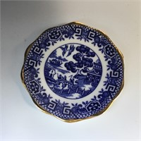 MINIATURE BLUE WILLOW PLATE