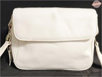 Kim Rogers White Real Leather Purse