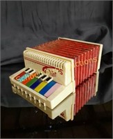 Vintage Toy Accordian EMENEE