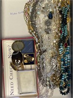 Assorted costume jewelry